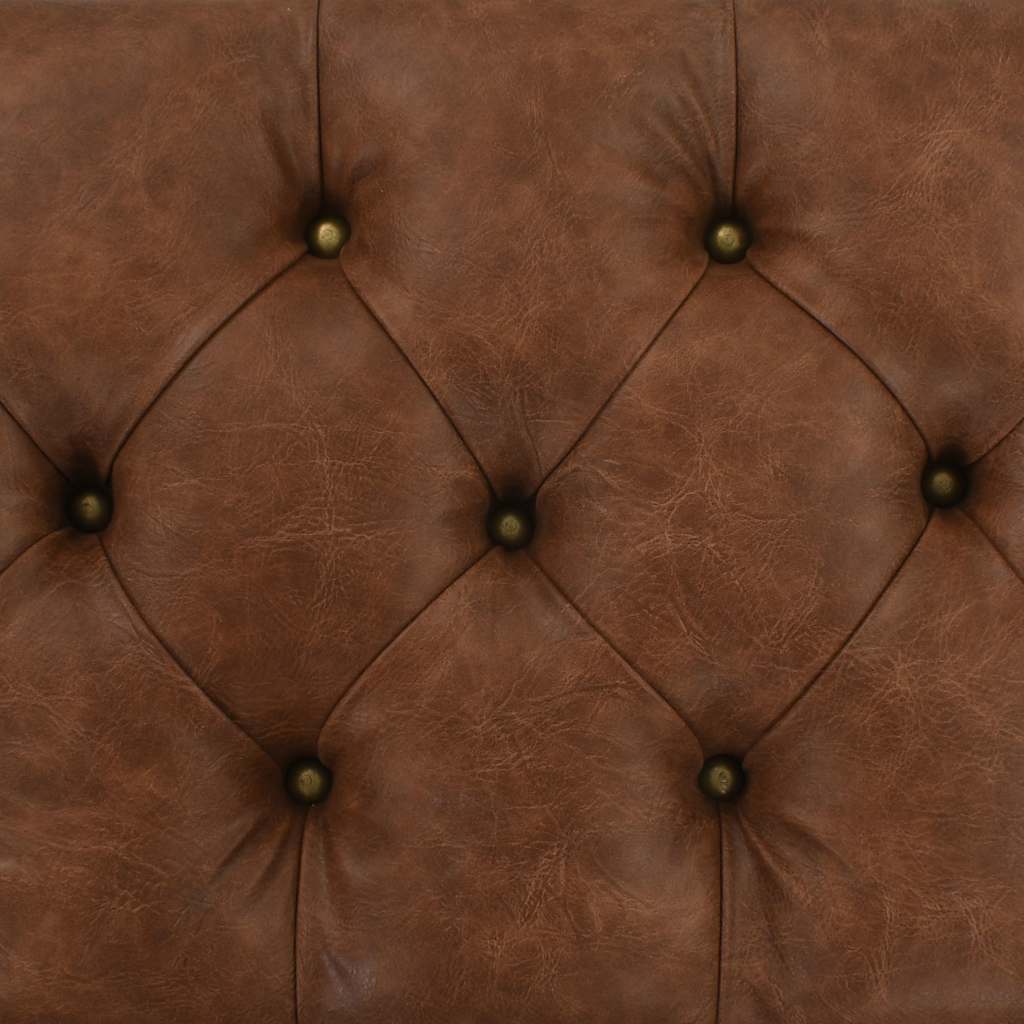 opbevaringsbænk 80,5x41x50 cm massivt træ og kunstlæder