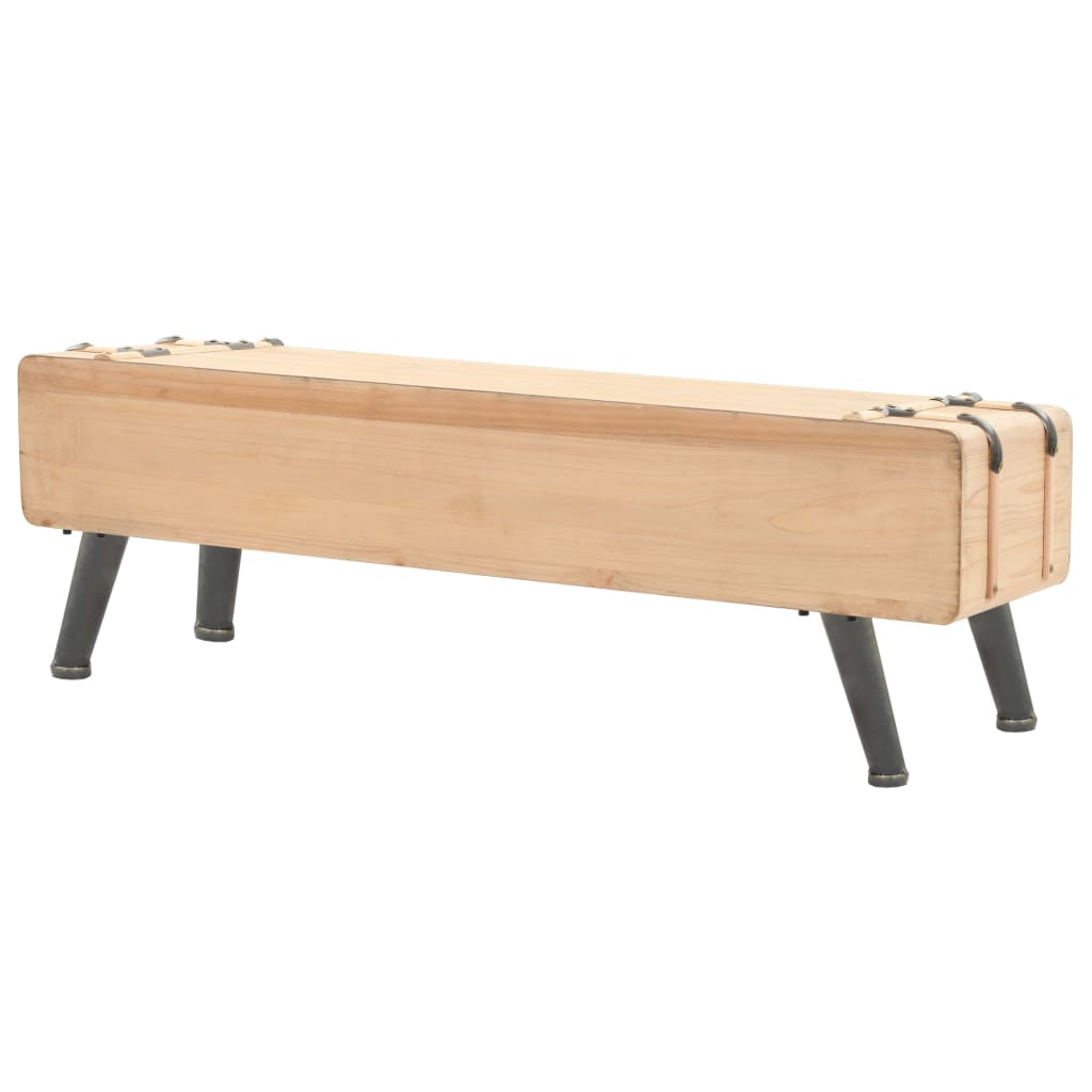 tv-bord 120x33x35 cm massivt grantræ