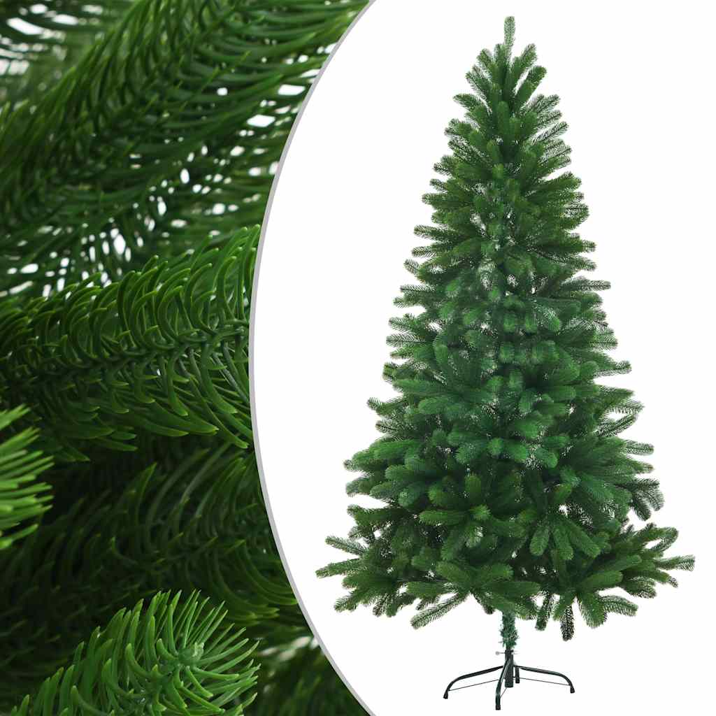 kunstigt juletræ med naturtro nåle 150 cm grøn
