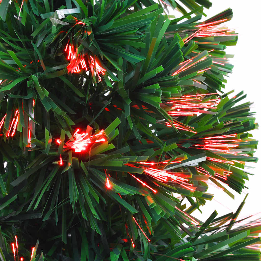 kunstigt juletræ fiberoptisk 64 cm grønt