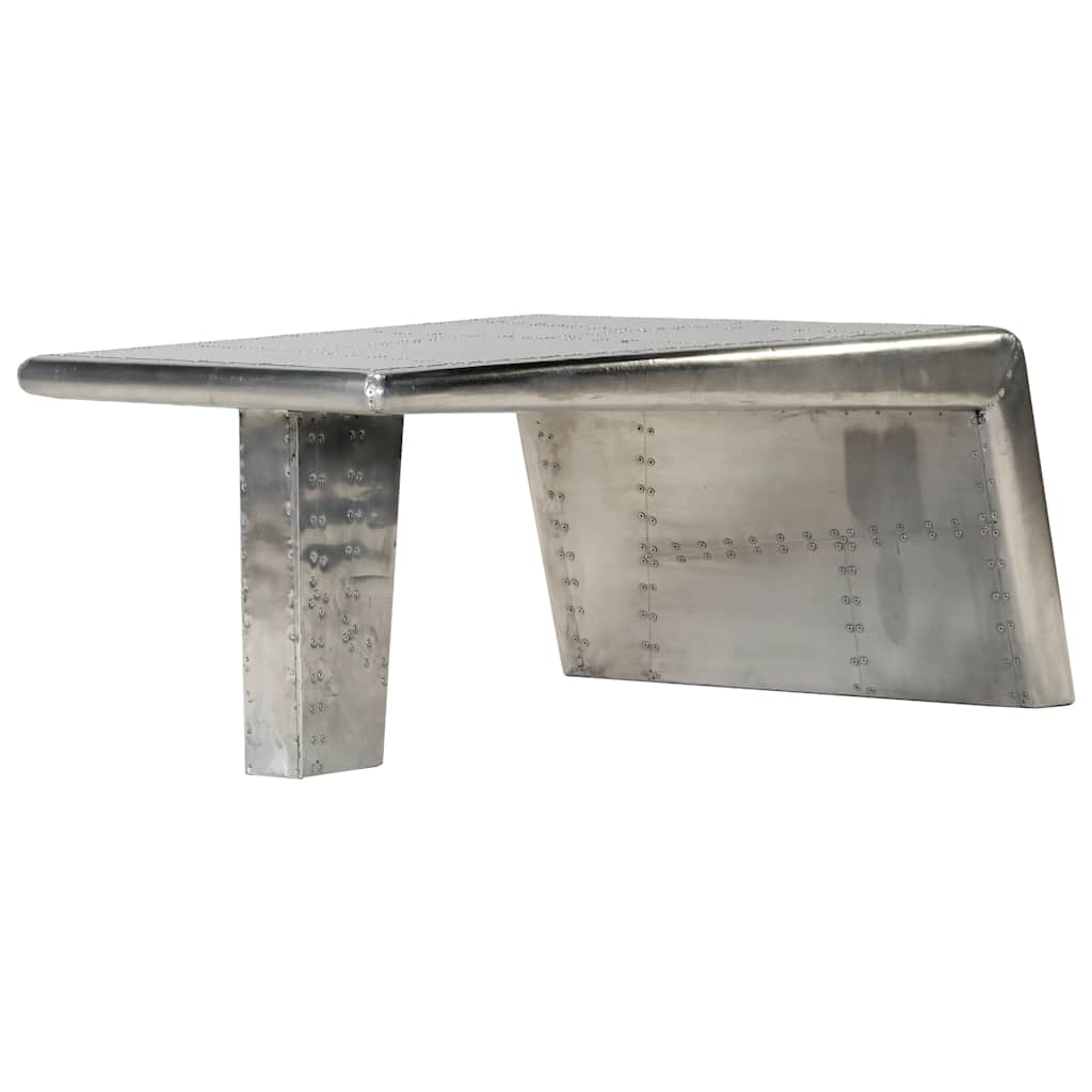 Aviator-sofabord aluminium vintage flyverstil