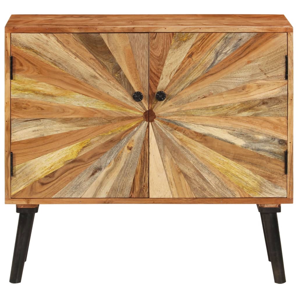 skænk i massivt mangotræ 85 x 30 x 75 cm