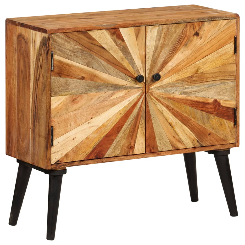 skænk i massivt mangotræ 85 x 30 x 75 cm