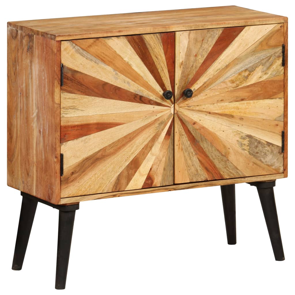 skænk i massivt mangotræ 85 x 30 x 75 cm