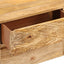 tv-skab 110x30x40 cm massivt akacietræ brun