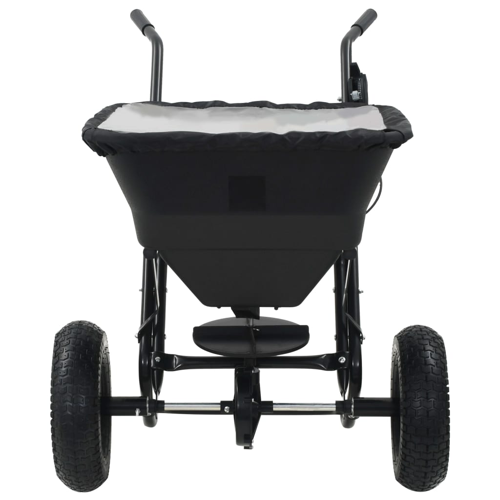 saltspreder strøvogn PVC og stål 106 x 73 x 76 cm 45 l