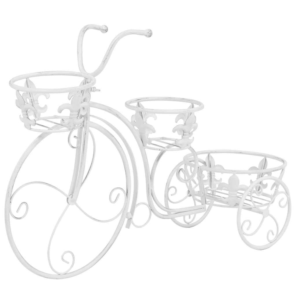 plantestativ cykelform vintagestil metal