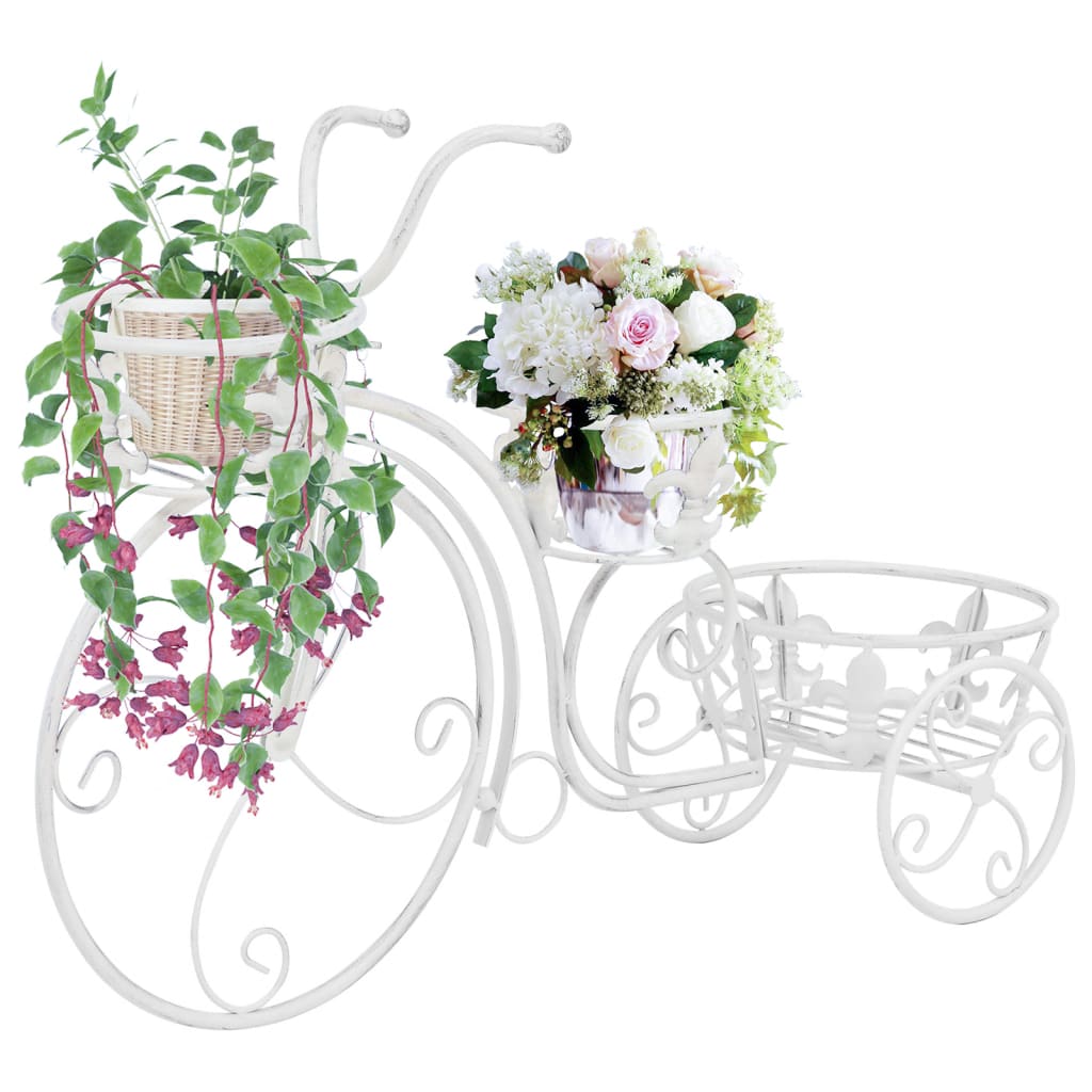 plantestativ cykelform vintagestil metal