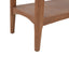 konsolbord i massivt grantræ 126 x 40 x 77,5 cm brun