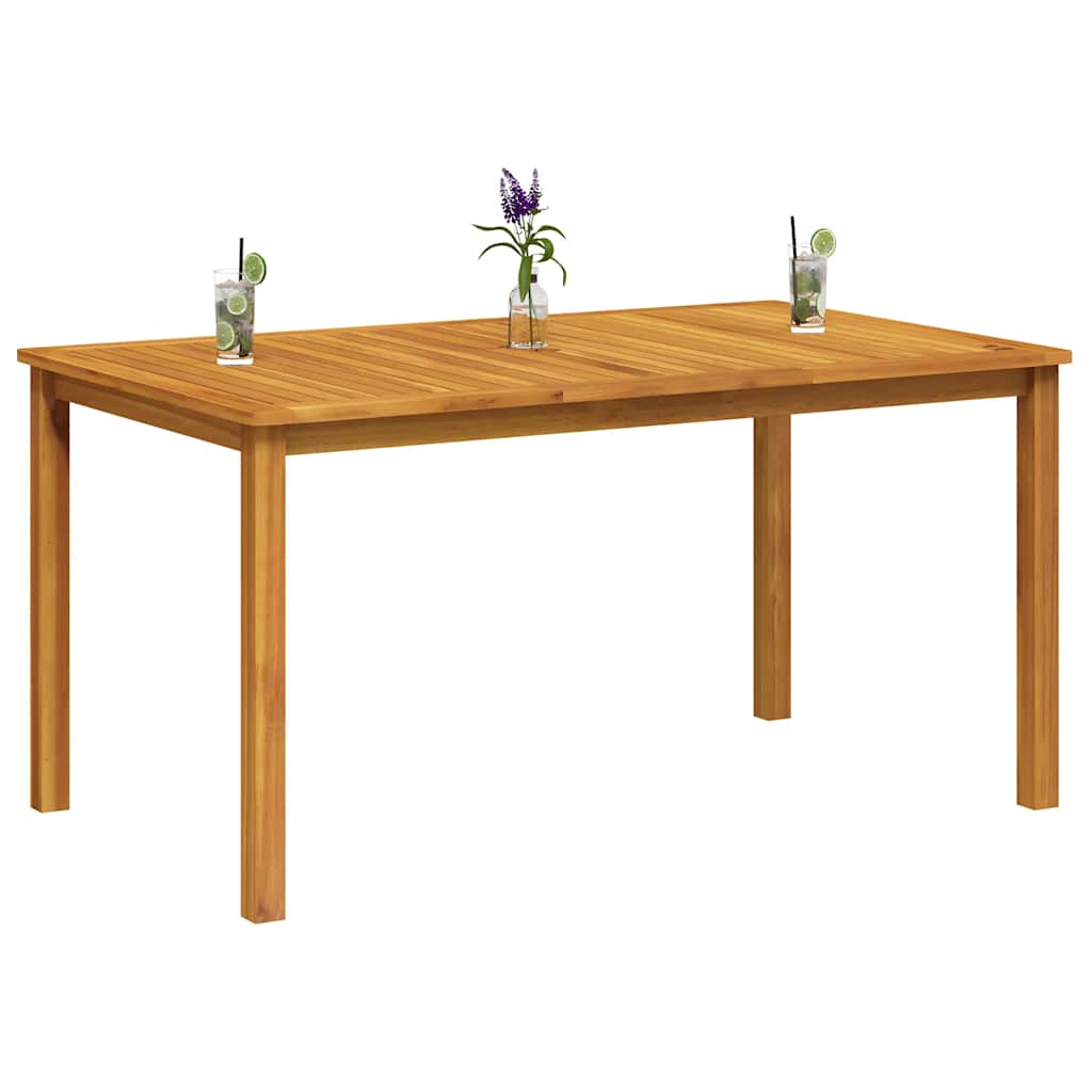 havebord 150 x 90 x 74 cm massivt akacietræ