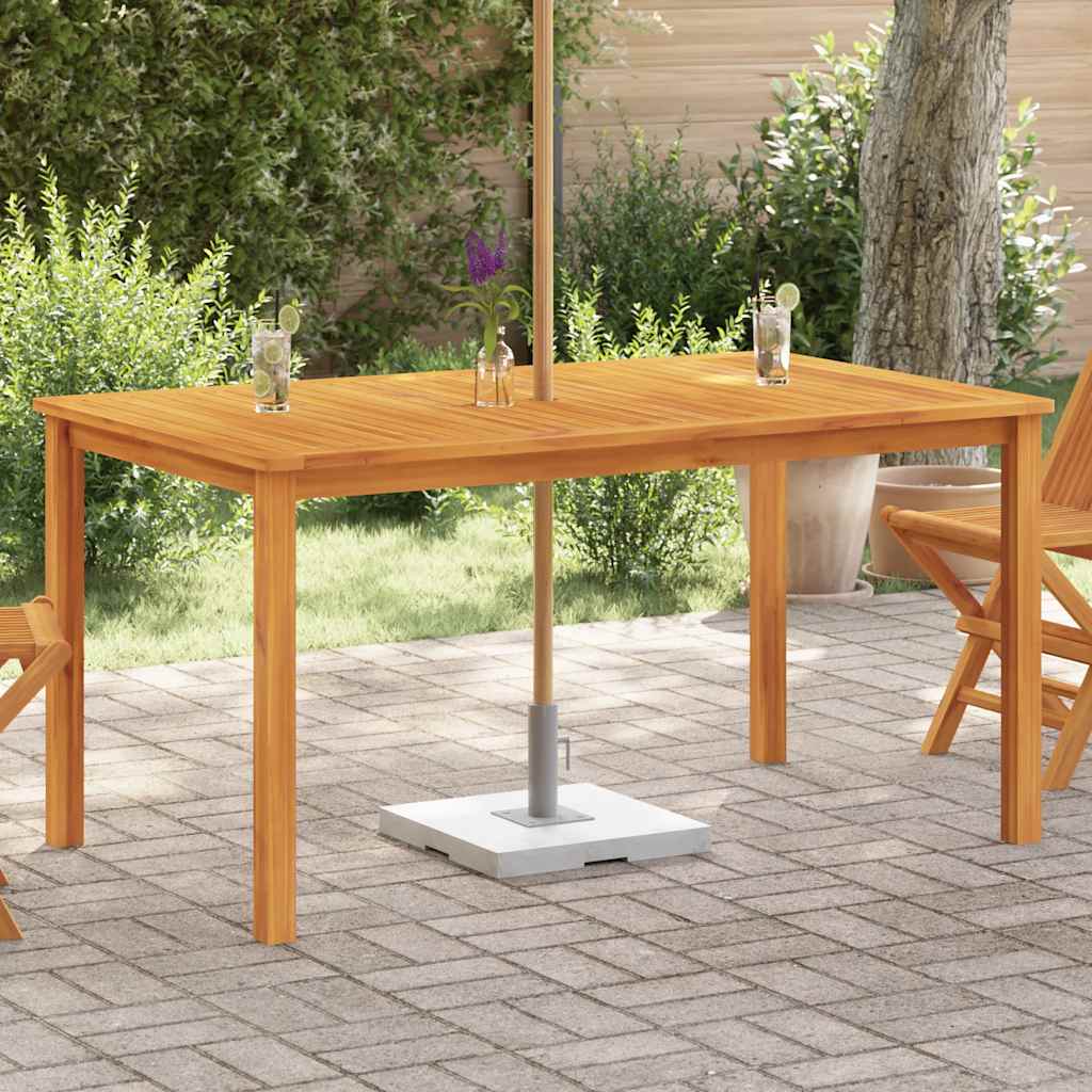 havebord 150 x 90 x 74 cm massivt akacietræ