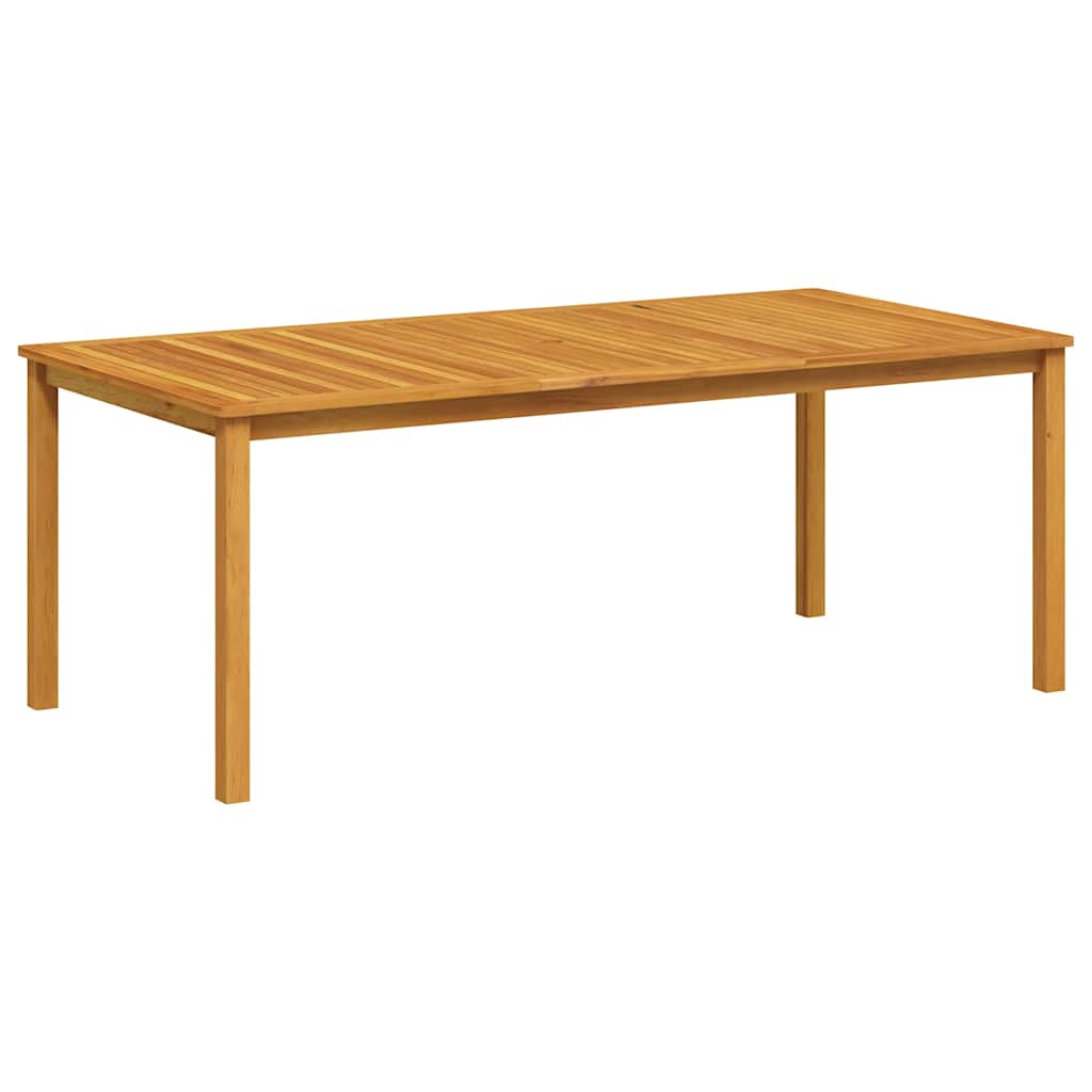 havebord 200x100x74 cm massivt akacietræ