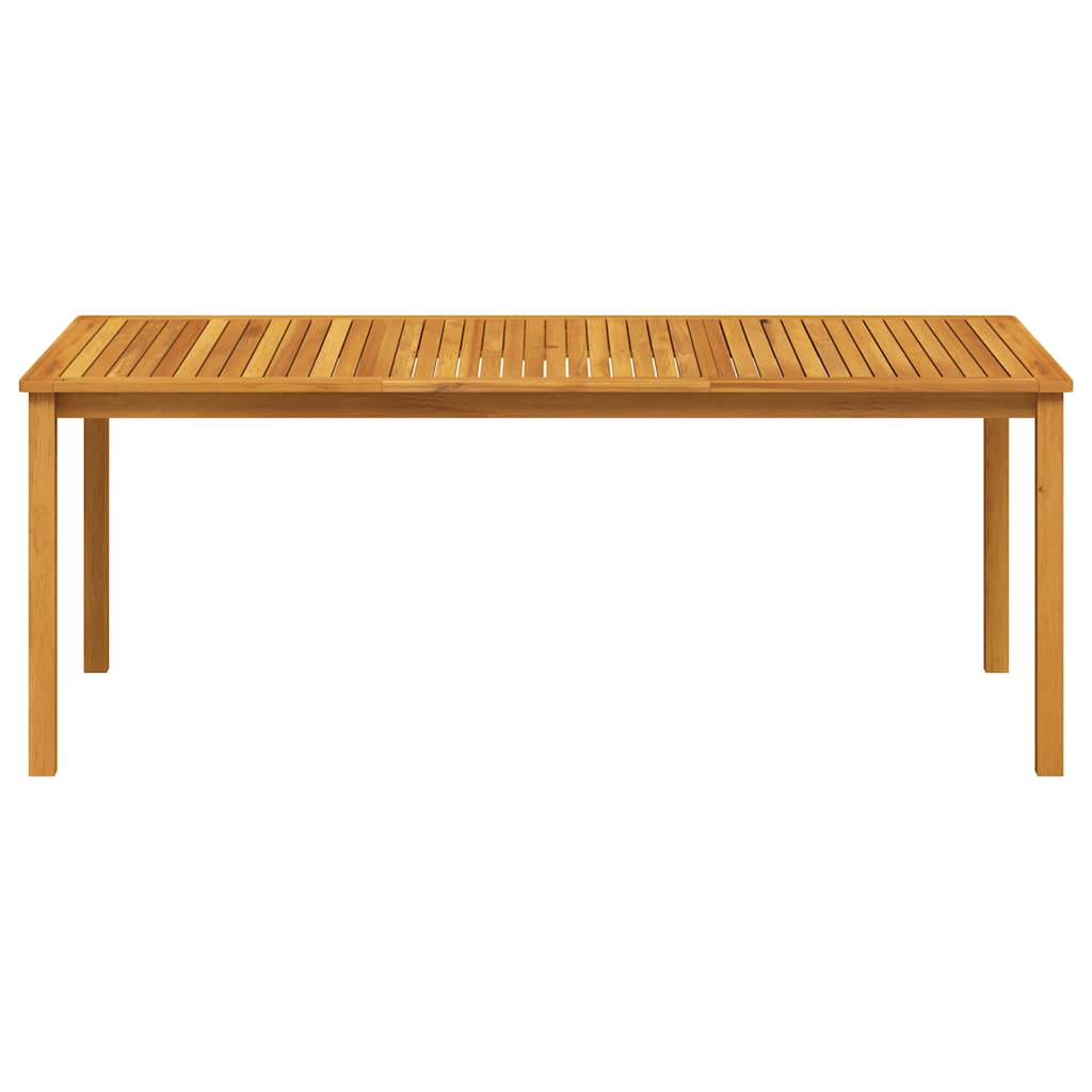 havebord 200x100x74 cm massivt akacietræ