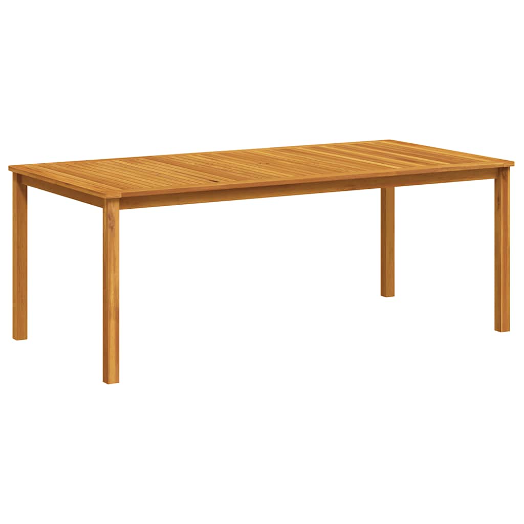 havebord 200x100x74 cm massivt akacietræ