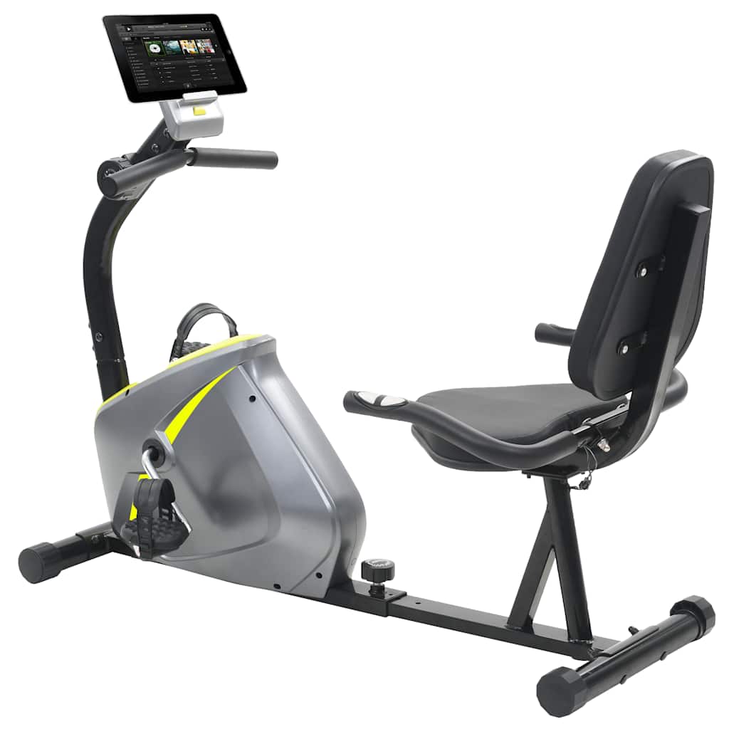 magnetisk liggende motionscykel med pulsmåler
