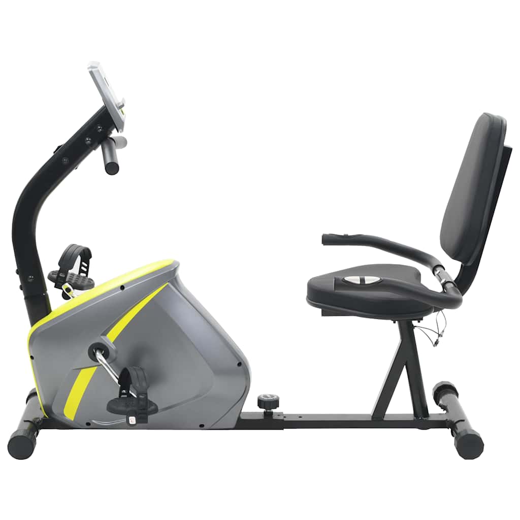 magnetisk liggende motionscykel med pulsmåler