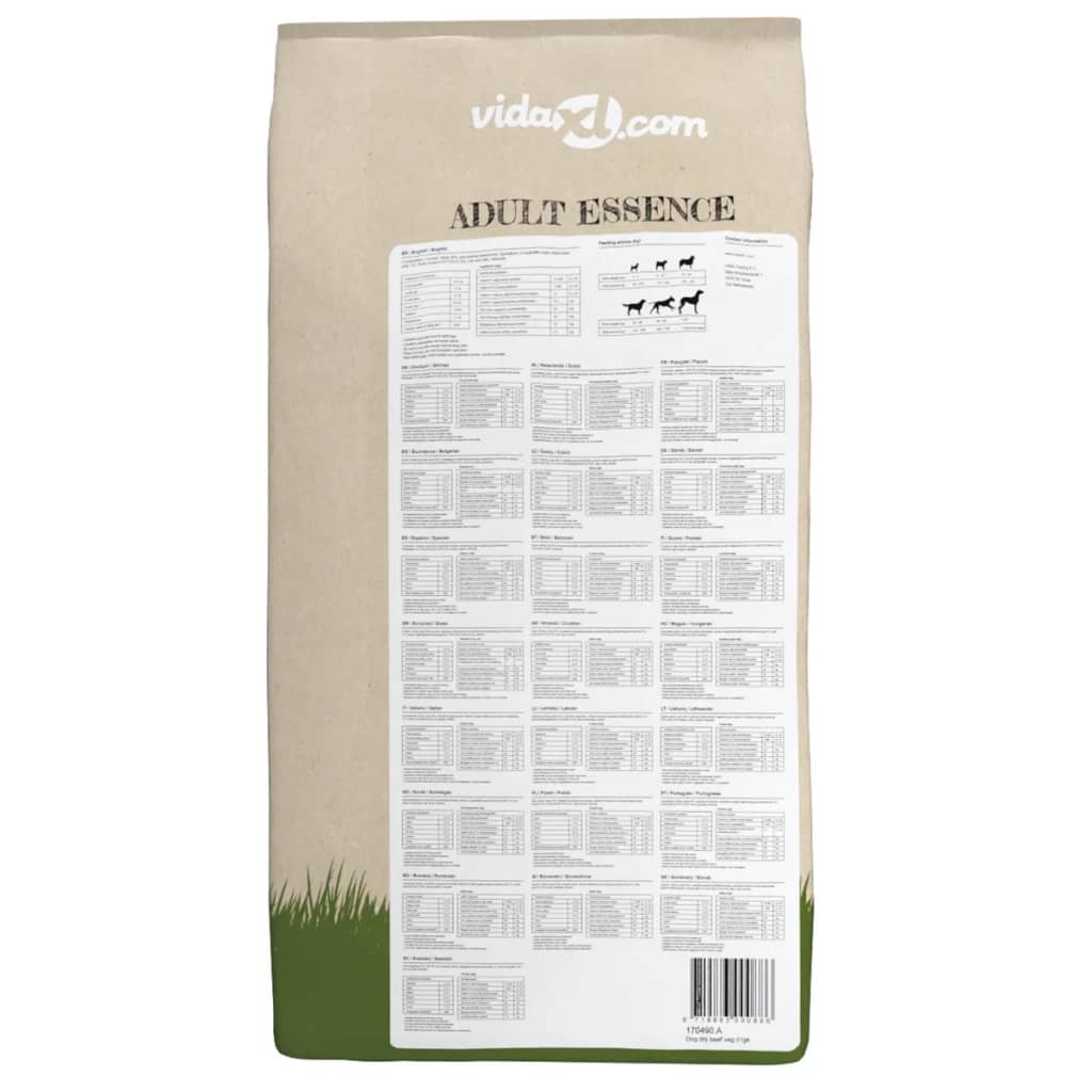 tørfoder til hunde Adult Essence Beef (2 x 15 kg)