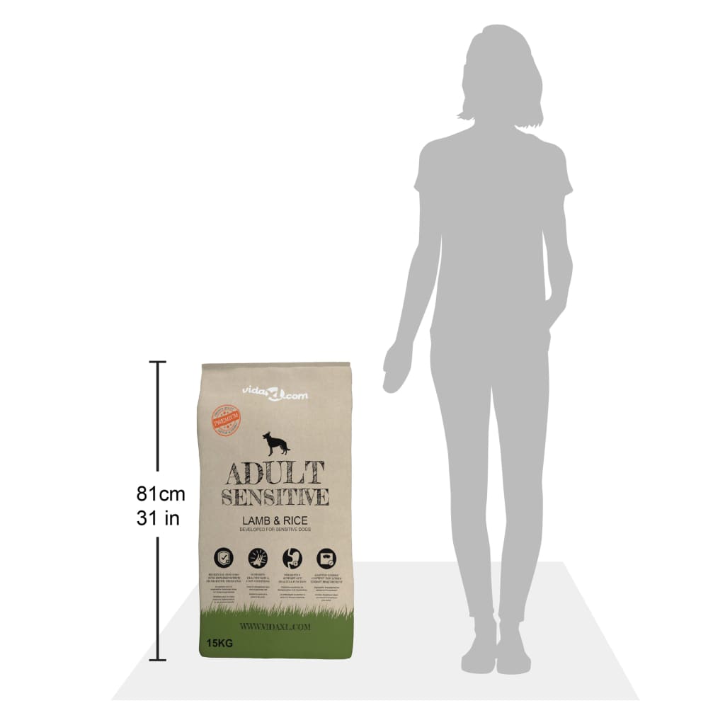 luksustørfoder til hunde Adult Sensitive Lamb & Rice (2 x 15 kg)