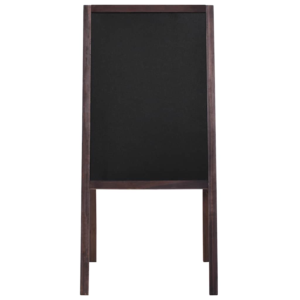 dobbeltsidet tavle cedertræ fritstående 40 x 60 cm