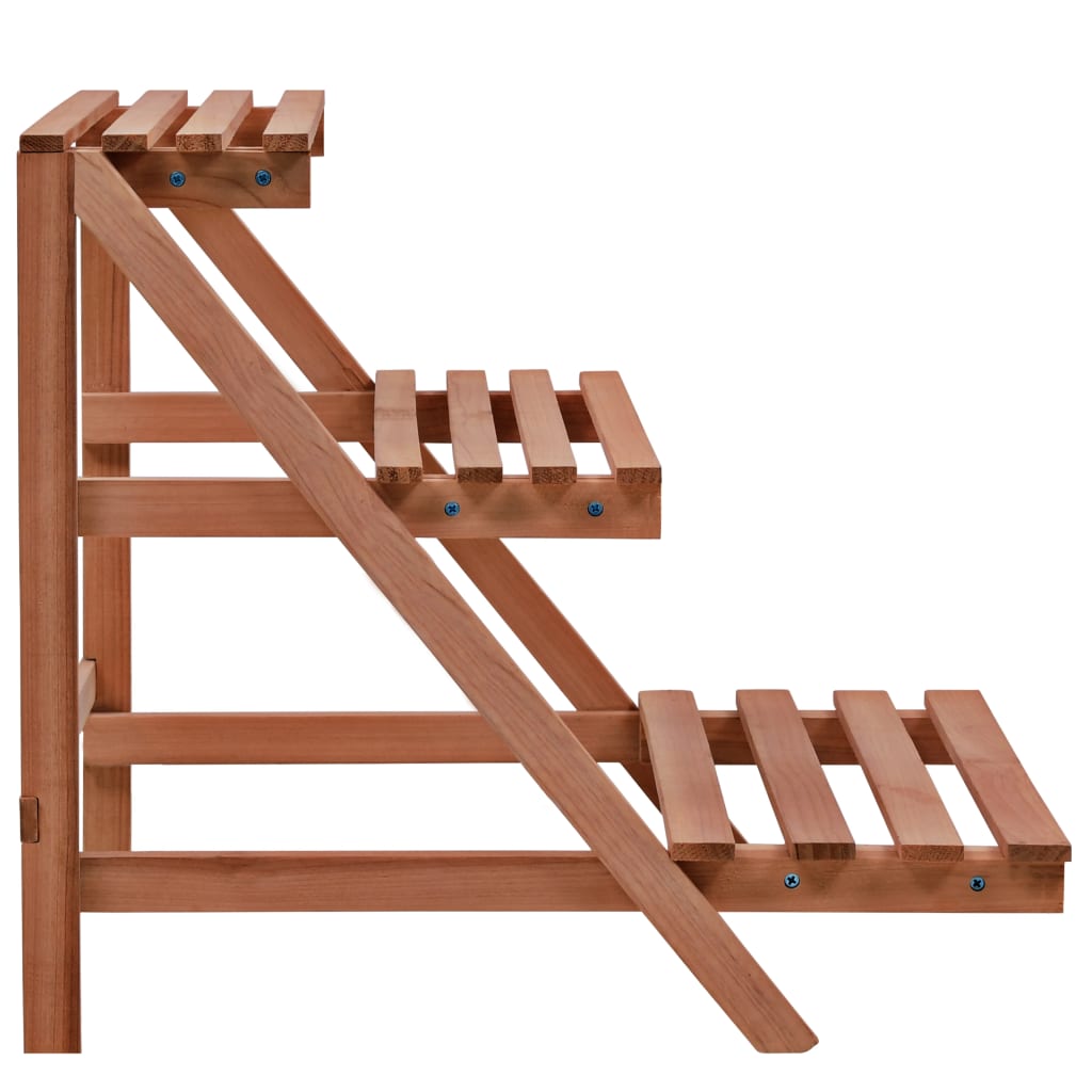 plantestativ i 3 niveauer cedertræ 48 x 45 x 40 cm