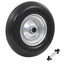 trillebørshjul med aksel massivt PU 4.00-8 390 mm
