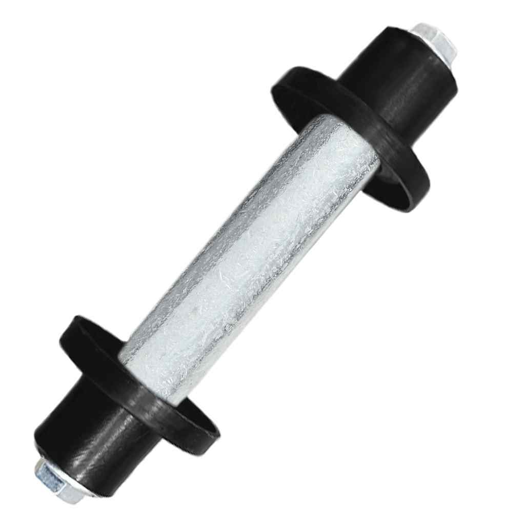 trillebørshjul med aksel massivt PU 4.00-8 390 mm