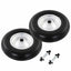 trillebørshjul med aksel 2 stk. massivt PU 4.00-8 390 mm
