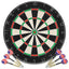 professionel dartskive i sisal med 6 dartpile