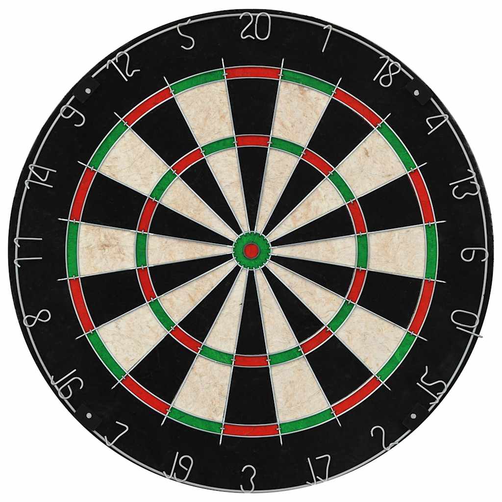 professionel dartskive i sisal med 6 dartpile