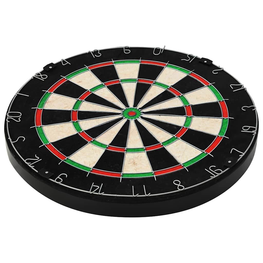 professionel dartskive i sisal med 6 dartpile