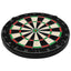 professionel dartskive i sisal med skab og 6 dartpile