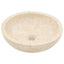håndvask 40 x 12 cm marmor cremefarvet
