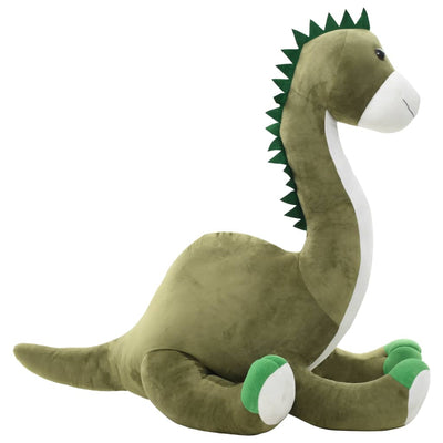 tøjdyr brontosaurus plysstof grøn