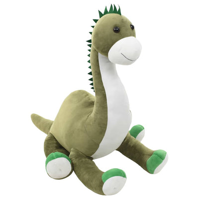 tøjdyr brontosaurus plysstof grøn