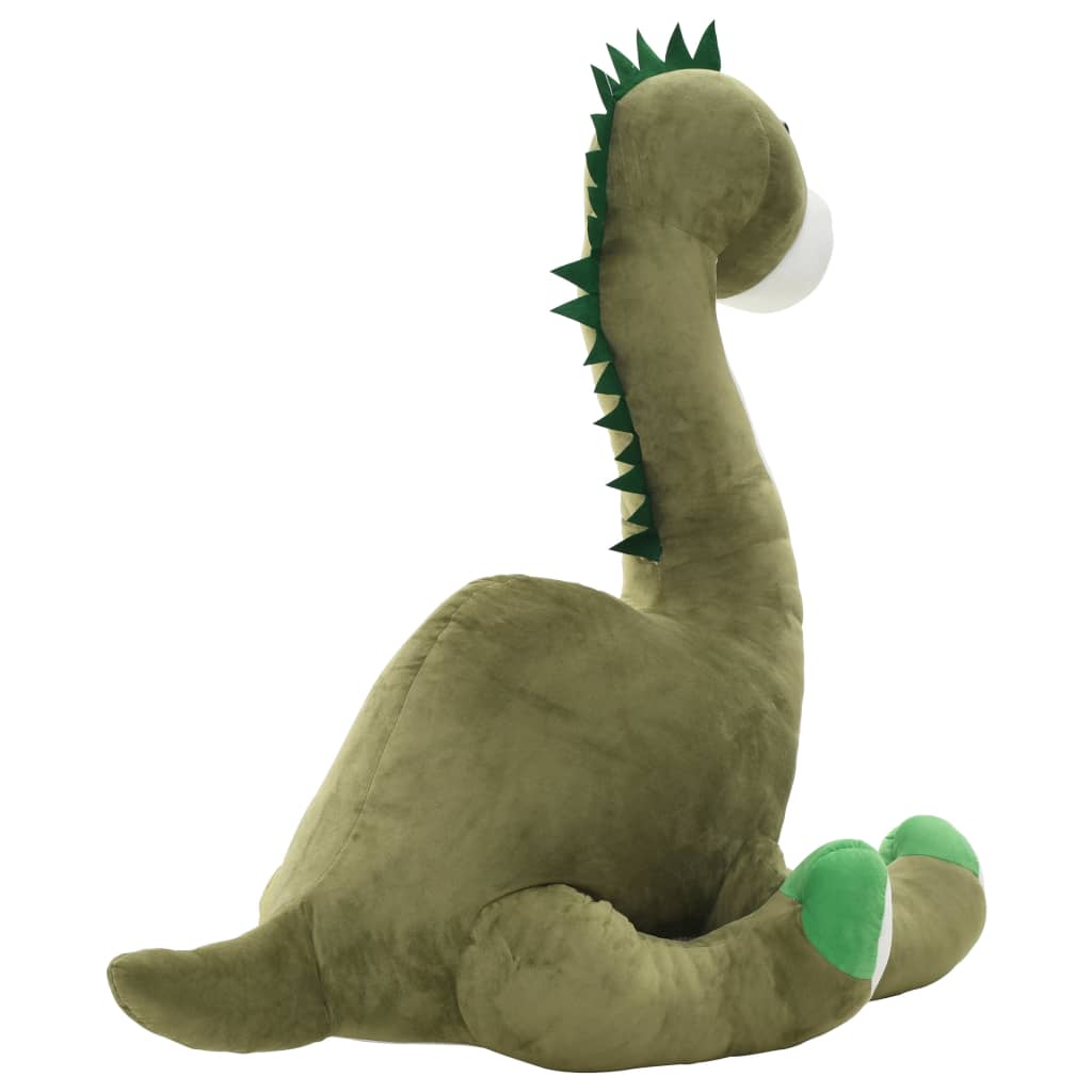 tøjdyr brontosaurus plysstof grøn