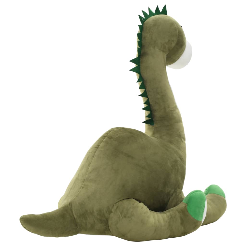 tøjdyr brontosaurus plysstof grøn