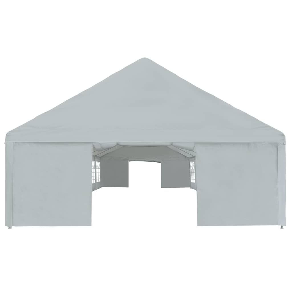 festtelt PE 6x12 m grå