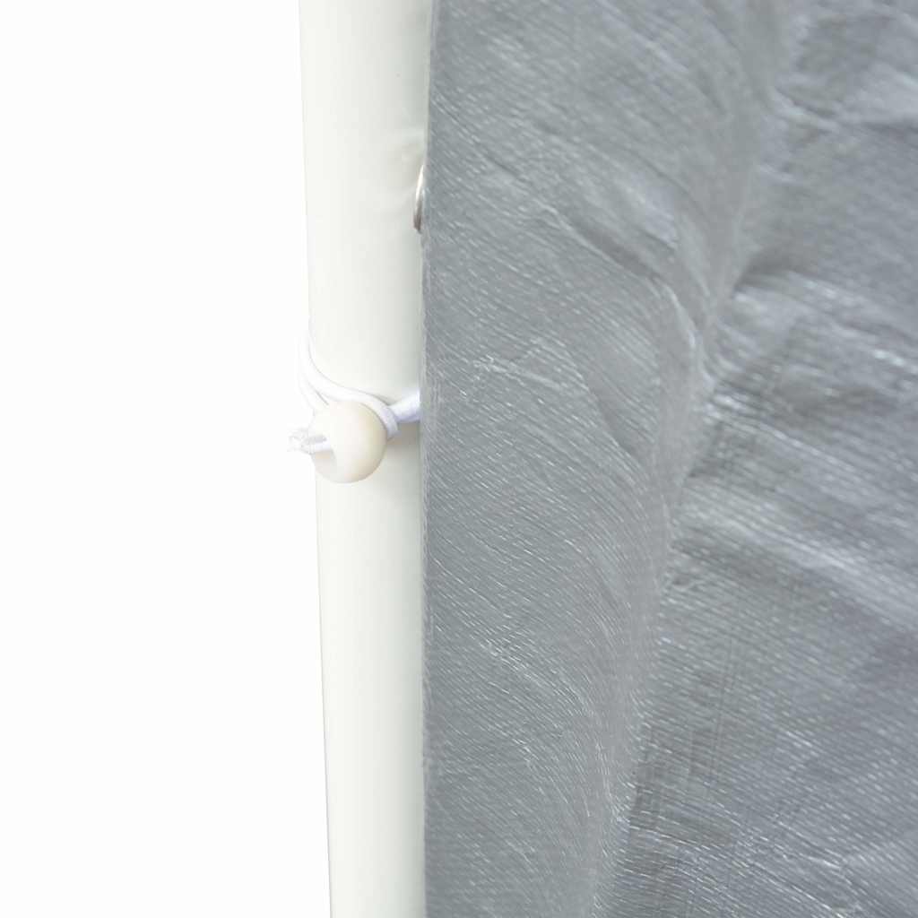 festtelt PE 6x12 m grå