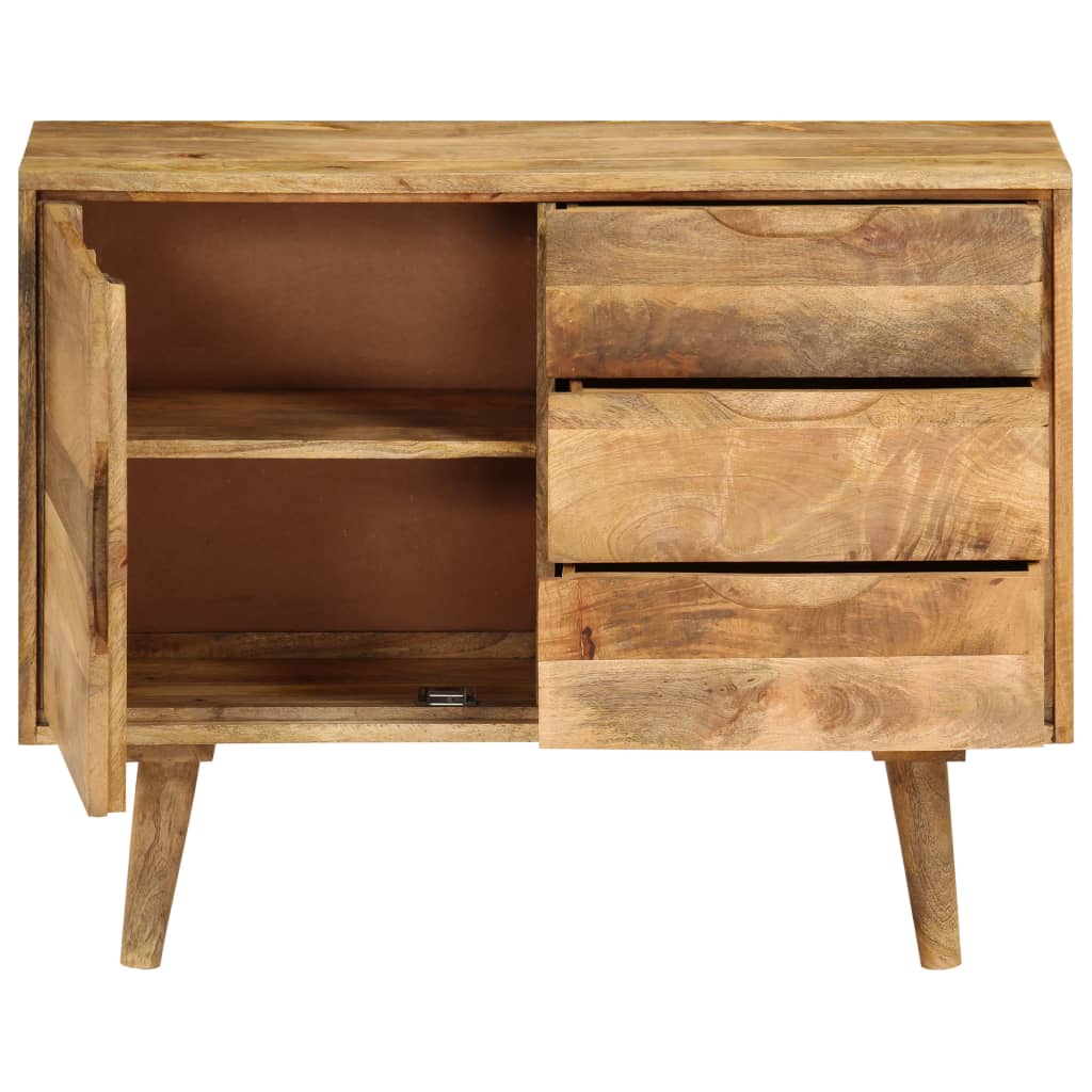 skænk 90x30x69 cm massivt mangotræ