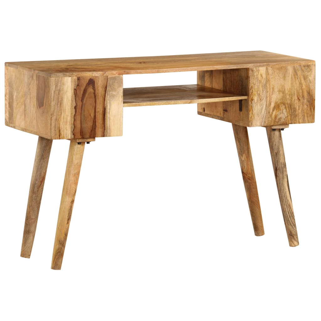 skrivebord massivt mangotræ 115 x 47 x 76 cm