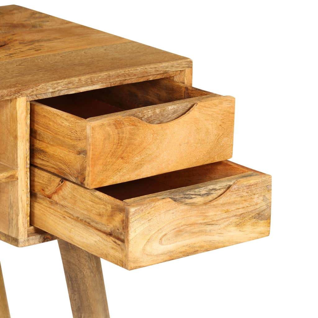 skrivebord massivt mangotræ 115 x 47 x 76 cm