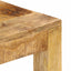 sofabord massivt mangotræ 80 x 80 x 40 cm