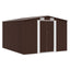haveskur 257x298x178 cm metal brun