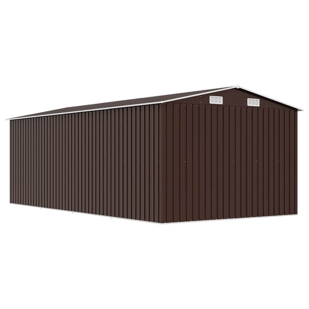 haveskur 257x489x181 cm metal brun