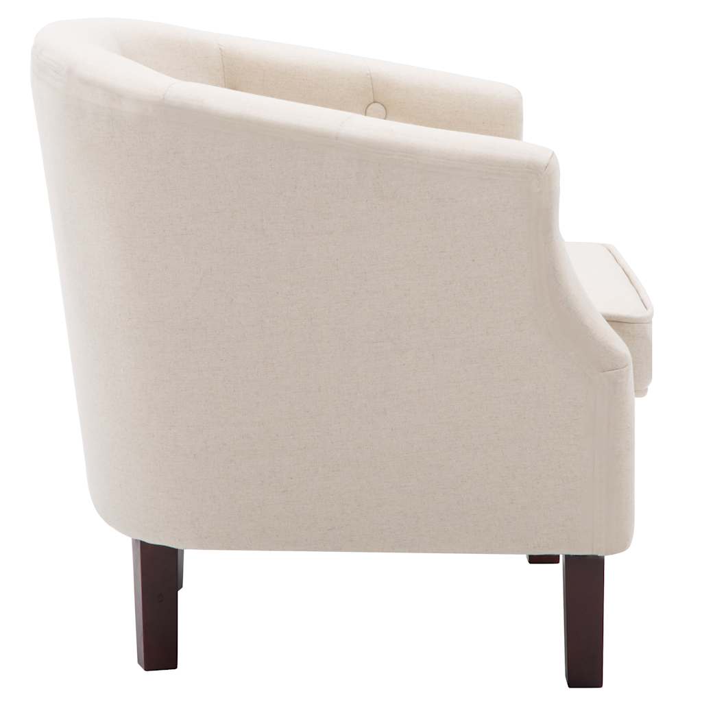 lænestol stof beige