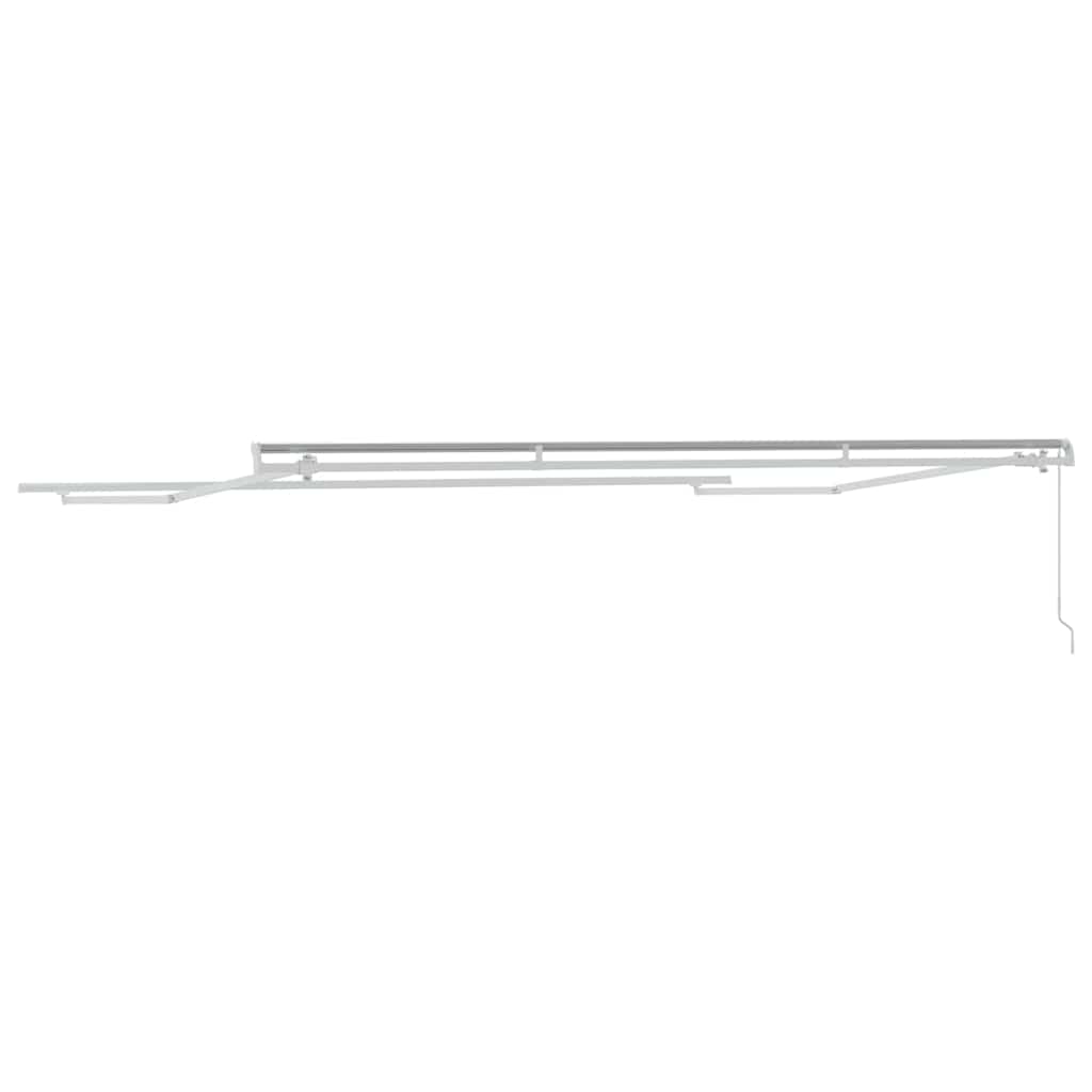 Markiseramme Hvid 400 × 300 cm Aluminium