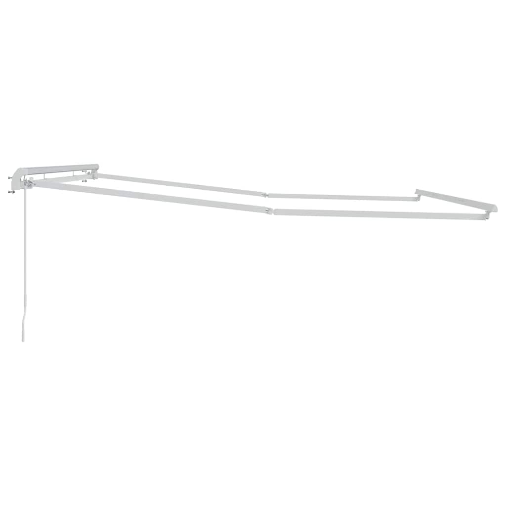 Markiseramme Hvid 400 × 300 cm Aluminium