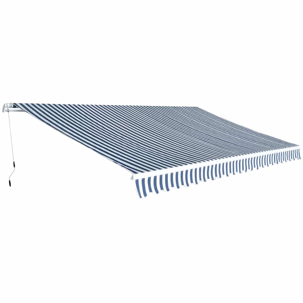 Markiseramme Hvid 500 × 300 cm Aluminium