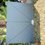 sammenklappelig sidemarkise til terrasse grå 300 x 200 cm