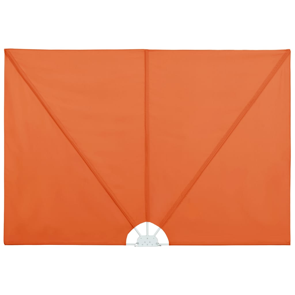 sammenklappelig sidemarkise til terrasse terracotta 300 x 150 cm